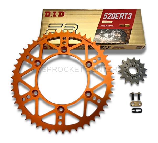 Superlite Sprockets - MX Chain Kit - SUPERLITE RSX-R Aluminum Sprocket Set with Choice of Chain - KTM 450 SX-F ('20-22)