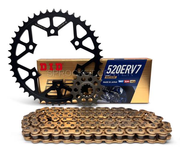 Superlite Sprockets - 520 Conversion Kit - SUPERLITE RSX Sprocket Set With Choice Of Chain - SUZUKI GSX-S 1000 ('15-23)