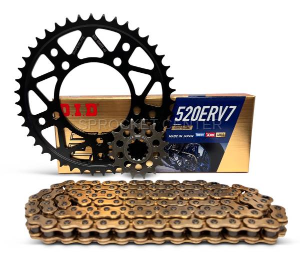 Superlite Sprockets - 520 Conversion Kit - SUPERLITE RSX Sprocket Set with Choice Of Chain - APRILIA Tuono V4 1100 ('21-24)