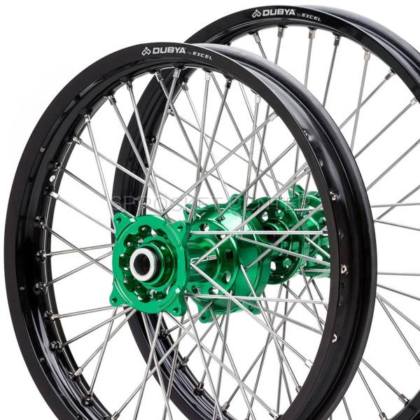 Talon - DubyaUSA - EDGE Motocross Wheel Set KAWASAKI (+FREE Sprocket)