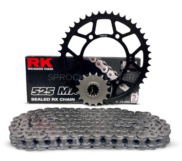 Sprocket Center - 525 Chain Kit - Steel Sprocket Set with Choice of Chain - YAMAHA XSR900 ('16-21)