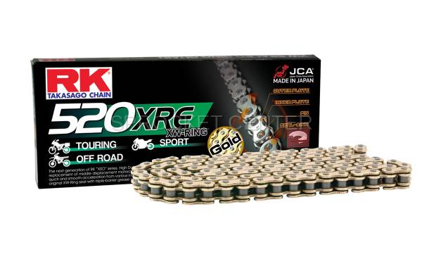 RK Chain - RK Chain 520 XRE series High Performance X'Ring Chain - (choose color / choose length)