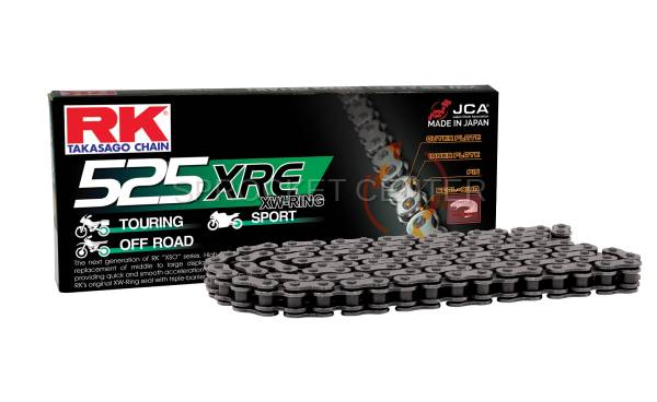 RK Chain - RK Chain - 525 XRE Sealed X'ring Chain - NATURAL (choose length)