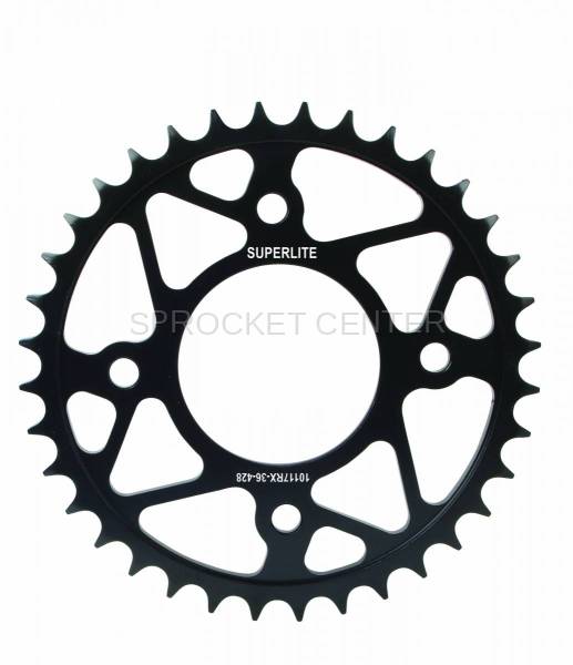 Superlite Sprockets - SUPERLITE (#11117R) RS7-R 420 Pitch Hard Anodized Aluminum Rear Sprocket - HONDA Grom / Monkey ('13-21) 