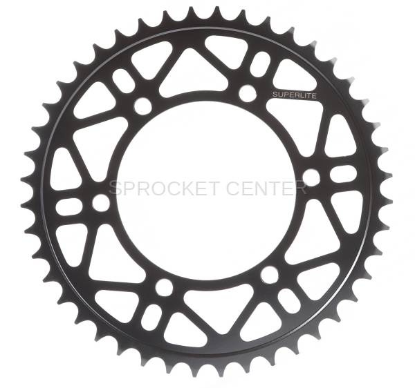 Superlite Sprockets - SUPERLITE RSX-R (#87606RX)  520 Pitch Hard Anodized Aluminum Rear Sprocket -TRIUMPH 675/765