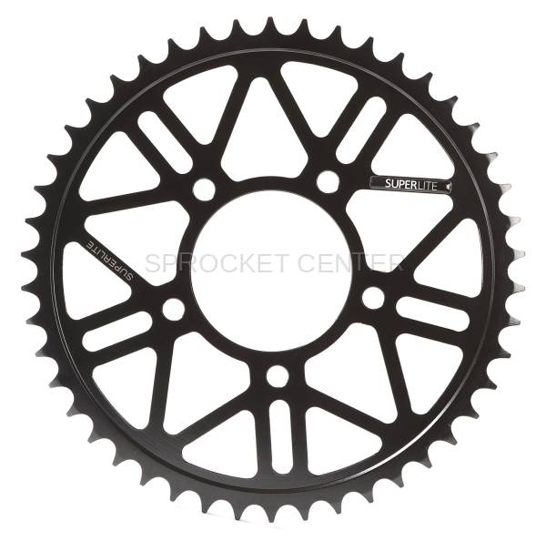 Superlite Sprockets - SUPERLITE (#93622RSX) RSX-R 520 Pitch Black Hard Anodized Aluminum Rear Sprocket - Ducati Panigale V4 / V4s 2025+