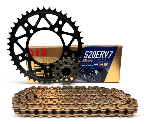 Superlite Sprockets - 520 Conversion Kit - SUPERLITE RSX Series Sprocket Set With Choice Of Chain - BMW S1000XR ('20-25)