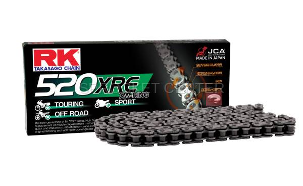 RK Chain - RK Chain 520 XRE X'ring Chain - NATURAL (choose length)