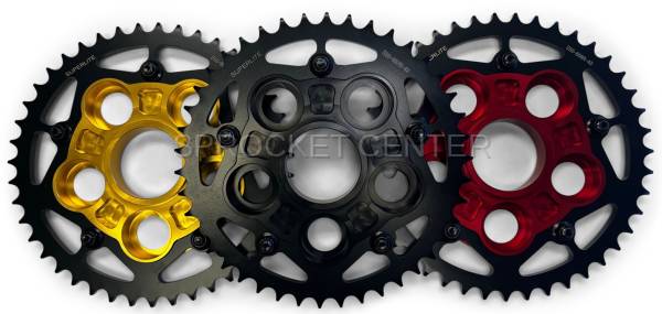 Superlite Sprockets - 520 Pitch - SUPERLITE Complete Quick-Change Rear Sprocket Assembly (#PCD2+50607) 