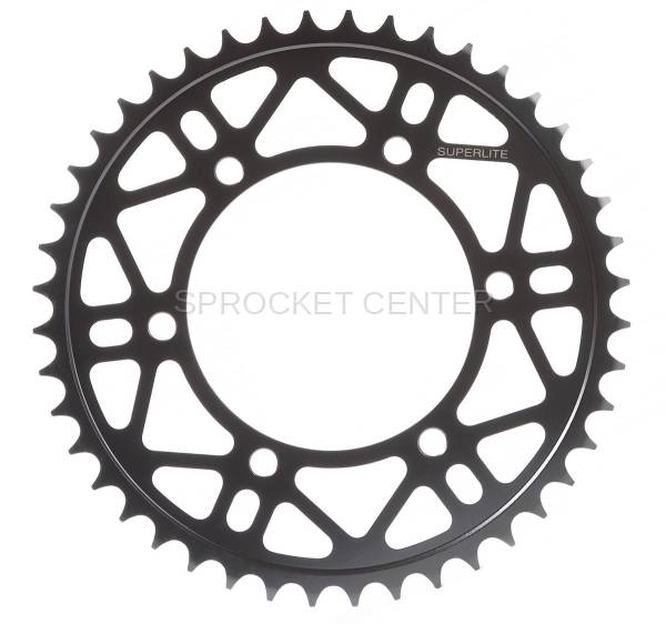 Superlite Sprockets - SUPERLITE SPROCKETS (#35805RX) RSX Series 525 Pitch Black Steel Rear Sprocket - SUZUKI DR650