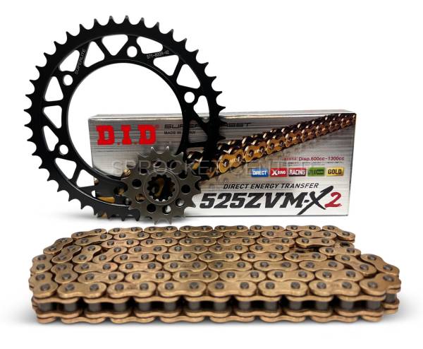 Superlite Sprockets - 525 Chain Kit - SUPERLITE RSX Steel Sprocket Set with Choice of Chain - KTM 1190 Adventure | Adventure R