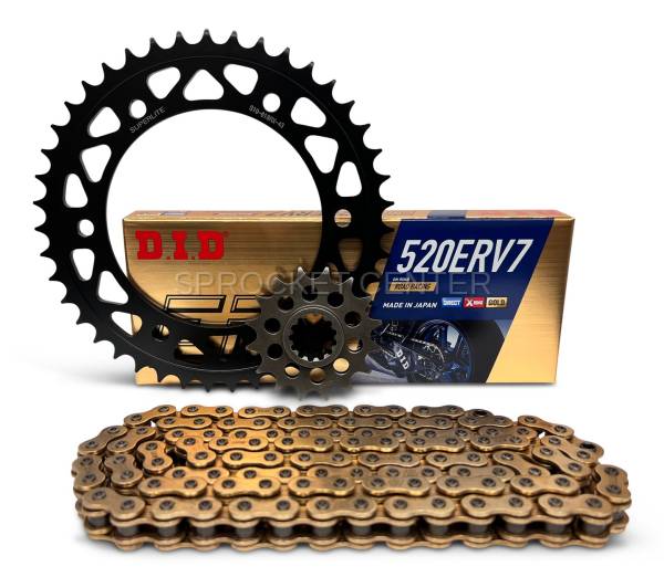 Superlite Sprockets - 520 Conversion Kit - SUPERLITE RSX Sprocket Set With Choice Of Chain - TRIUMPH Speed Triple 1200 ('21-25)
