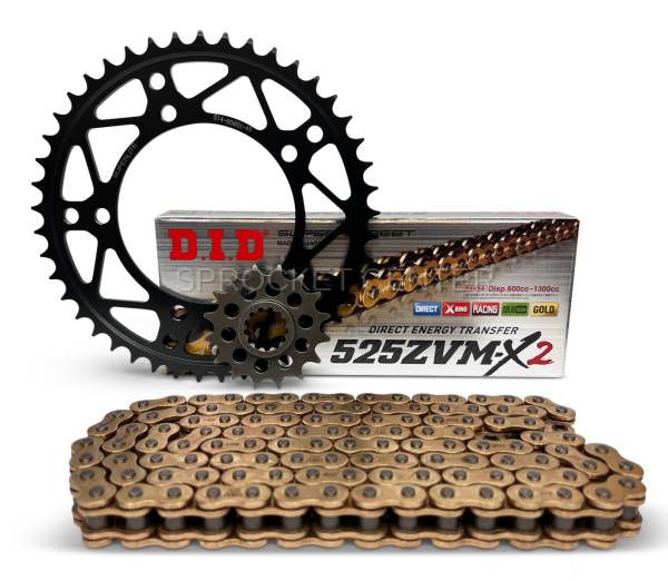 Superlite Sprockets - 525 Chain Kit - SUPERLITE RSX Steel Sprocket Set with Choice of Chain - BMW S1000RR ('23-25)