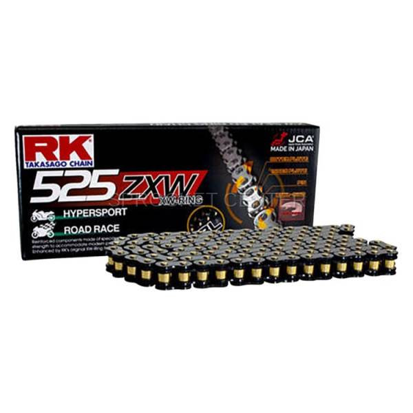 RK Chain - RK Chain - 520 ZXW Heavy Duty X'ring Chain - BLACK (choose length)