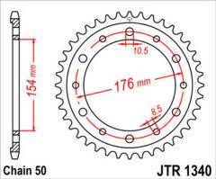 JT Sprockets - JT Sprockets (#JTR1340) 530 Pitch Steel Rear Sprocket - HONDA - Image 2