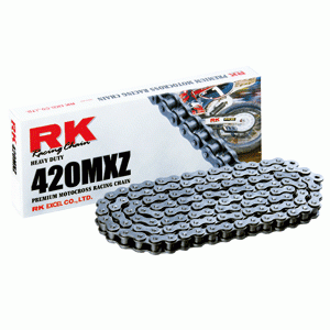 RK Chain - RK Chain - 420 MXZ series Non O'ring Motocross Chain (Gold or Natural) - Image 1