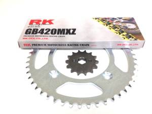 MX Chain Kit - Steel Sprocket Set with Choice of Chain - KAWASAKI KX 80 ('86-00)