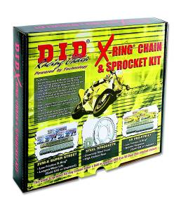 DID Chain - 525 Chain Kit (DKS-008) DID X'ring Chain & Sprocket Kit - SUZUKI GSX-R 750 '06-10 - Image 1