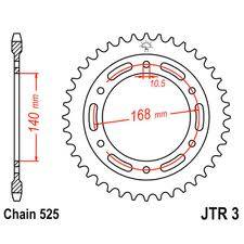 JT Sprockets - JT Sprockets (#JTR3) 525 Pitch Steel Rear Sprocket - BMW - Image 2