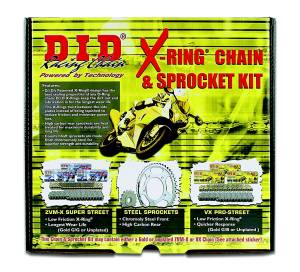 DID Chain - 525 Chain Kit (DKS-SV650) DID X'ring Chain & Sprocket Kit - SUZUKI SV-650 '99-08 - Image 2