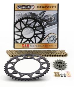 520 Sprocket Kit - SUPERLITE Steel Sprocket Set with Choice of Chain - HUSQVARNA 650 TR Terra | Strada