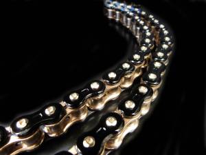 Three-D Chain - ThreeD Chain 520 Z series X'Ring Chain - GOLD, CHROME or BLACK (choose color / choose length) - Image 2