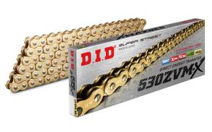 DID Chain - DID Chain 530 ZVMX Super-Street X'ring Chain - NATURAL / GOLD / SILVER (choose length) - Image 2