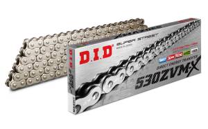 DID Chain - DID Chain 530 ZVMX Super-Street X'ring Chain - NATURAL / GOLD / SILVER (choose length) - Image 3