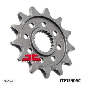 JT Sprockets - JT Sprockets (#JTF1590SC) 520 Pitch Chromoly-Steel Front Sprocket - Image 1