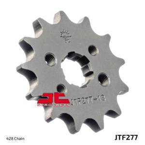 JT Sprockets - JT Sprockets (#JTF277) 428 Pitch Chromoly-Steel Front Sprocket - Image 1