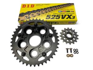 Sprocket Center - 525 Chain Kit - Quick Change Sprocket Set with Choice of Chain - DUCATI 1000 Multistrada DS - Image 1