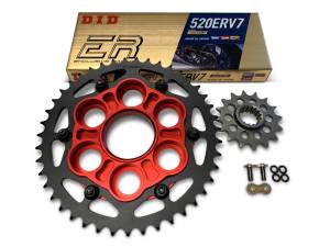 Sprocket Center - 520 Conversion Quick-Change Sprocket Kit - SUPERLITE Sprockets with Choice of Chain - DUCATI 1098 | 1198 - Image 1