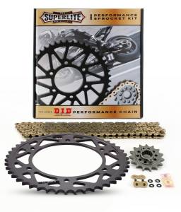 520 Chain Kit - SUPERLITE Sprocket Set with Choice of Chain - KAWASAKI KLR650 '90-18