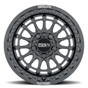 Metal FX - Metal FX DELTA R Beadlock Wheel 15"x7" (5x114) SATIN BLACK - RZR Pro R / Turbo R (22-23) - Image 2