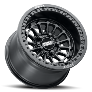 Metal FX - Metal FX DELTA R Beadlock Wheel 15"x10" (5x114) SATIN BLACK - RZR Pro R / Turbo R (22-23) - Image 1