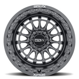 Metal FX - Metal FX DELTA R Beadlock Wheel 15"x10" (5x114) SATIN BLACK - RZR Pro R / Turbo R (22-23) - Image 2