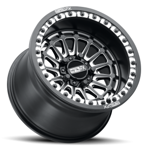 Metal FX - Metal FX DELTA R Beadlock Wheel 15"x10" (5x114) BLACK CONTRAST CUT - RZR Pro R / Turbo R (22-23) - Image 1