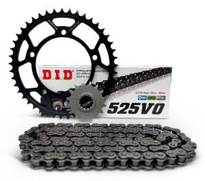 JT Sprockets - 525 Chain Kit - Steel Sprocket Set with Choice of Chain - HONDA CB650F /FA ('14-19) - Image 1