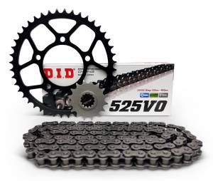 525 Chain Kit - Steel Sprocket Set with Choice of Chain - SUZUKI SV650 ('99-14)