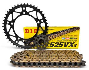 525 Chain Kit - SUPERLITE RSX Steel Sprocket Set with Choice of Chain - HONDA VT750 Shadow (all '98-11)