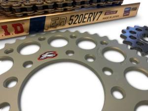 Renthal - 520 Race Kit - RENTHAL Aluminum Sprocket Set with Choice of Chain - KAWASAKI Z400 ('19-24) - Image 2