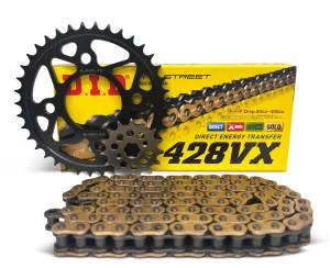 428 Chain Kit - SUPERLITE RS Series Steel Sprockets With Choice Of Chain - HONDA SuperCub 125  ('19-25)