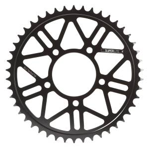 SUPERLITE SPROCKETS (#92630RX) 525 Pitch Black Steel Rear Sprocket - ENERGICA