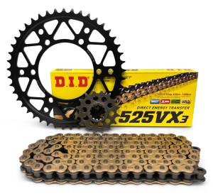 525 Chain Kit - SUPERLITE Steel Sprocket Set with Choice of Chain - TRIUMPH 765 Street Triple ('17-22)