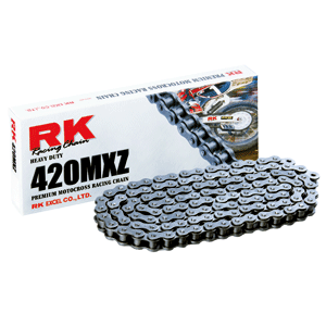 Copy of RK Chain - 420 MXZ series Non O'ring Motocross Chain (Gold or Natural)